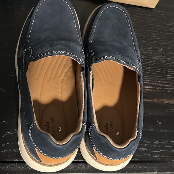 Clarks Unstructured Pilot Step navy nubuck - Picture 4 of 4